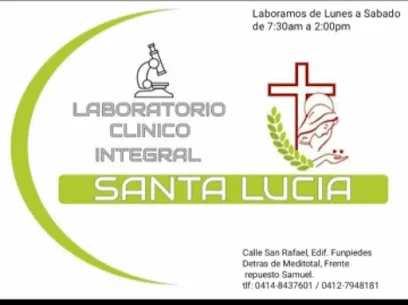 Laboratorio clínico santa lucia